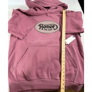 Honor the GIft Hoodie 3/4" Sleeves Mens Size L New with tags mauve color